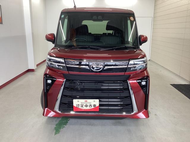 タントカスタムＲＳ衝突被害軽減ブレーキ　横滑り防止装置　オートマチックハイビーム　アイドリングストップ　ステアリングスイッチ　オートライト　キーフリーシステム　オートエアコン　マット　バイザー（岐阜県）の中古車