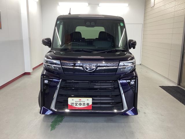 タントカスタムＸ衝突被害軽減ブレーキ　横滑り防止装置　パノラマカメラ　オートマチックハイビーム　アイドリングストップ　ステアリングスイッチ　オートライト　キーフリーシステム　オートエアコン　マット　バイザー（岐阜県）の中古車