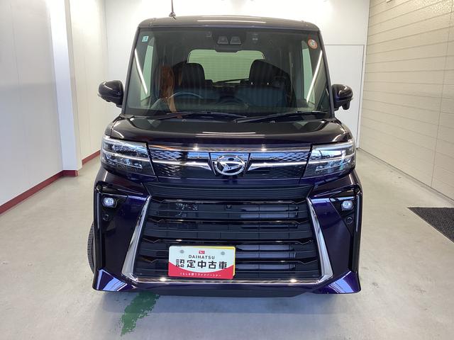 タントカスタムＲＳ衝突被害軽減ブレーキ　横滑り防止装置　４ＷＤ　オートハイビーム　アイドリングストップ　ステアリングスイッチ　オートライト　キーフリー　エアコン　ナビ　ドラレコ　ＥＴＣ　パノラマカメラ　マット　バイザー（岐阜県）の中古車