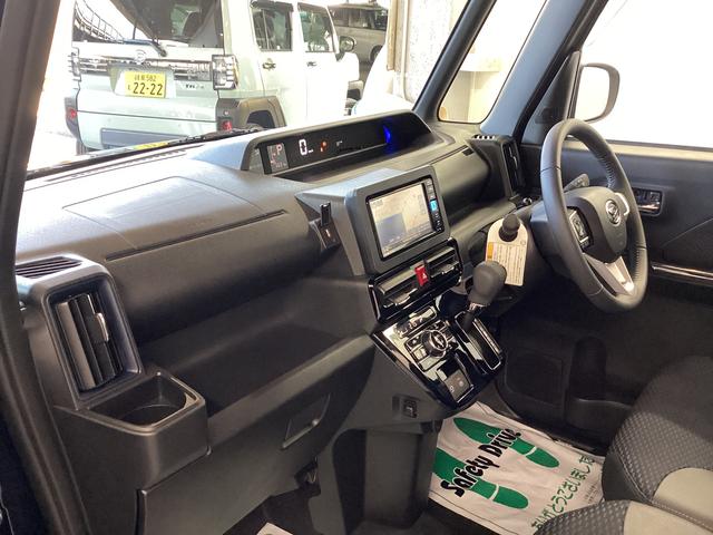 タントカスタムＲＳ衝突被害軽減ブレーキ　横滑り防止装置　４ＷＤ　オートハイビーム　アイドリングストップ　ステアリングスイッチ　オートライト　キーフリー　エアコン　ナビ　ドラレコ　ＥＴＣ　パノラマカメラ　マット　バイザー（岐阜県）の中古車