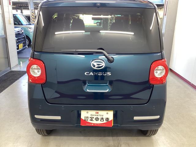 ムーヴキャンバスセオリーＧ衝突被害軽減ブレーキ　横滑り防止装置　オートマチックハイビーム　アイドリングストップ　ステアリングスイッチ　オートライト　キーフリーシステム　オートエアコン　マット　バイザー　パノラマカメラ（岐阜県）の中古車