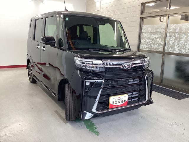 タントカスタムＲＳ衝突被害軽減ブレーキ　横滑り防止装置　４ＷＤ　オートハイビーム　アイドリングストップ　ステアリングスイッチ　オートライト　キーフリーシステム　オートエアコン　パノラマカメラ（岐阜県）の中古車