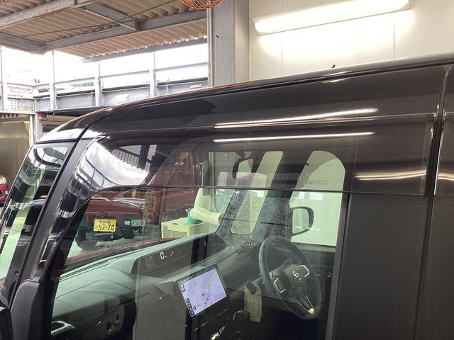 タントカスタムRS衝突被害軽減ブレーキ 横滑り防止装置 オートハイビーム アイドリングストップ ステアリングスイッチ オートライト キーフリー オートエアコン ナビ ドラレコ ETC パノラマカメラ マット バイザー(岐阜県)の中古車