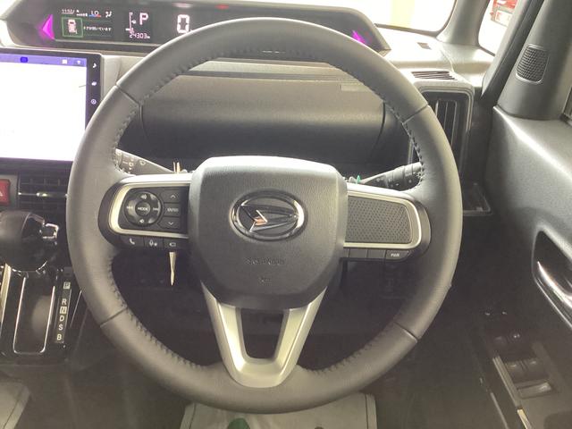 タントカスタムRS衝突被害軽減ブレーキ 横滑り防止装置 オートハイビーム アイドリングストップ ステアリングスイッチ オートライト キーフリー オートエアコン ナビ ドラレコ ETC パノラマカメラ マット バイザー(岐阜県)の中古車