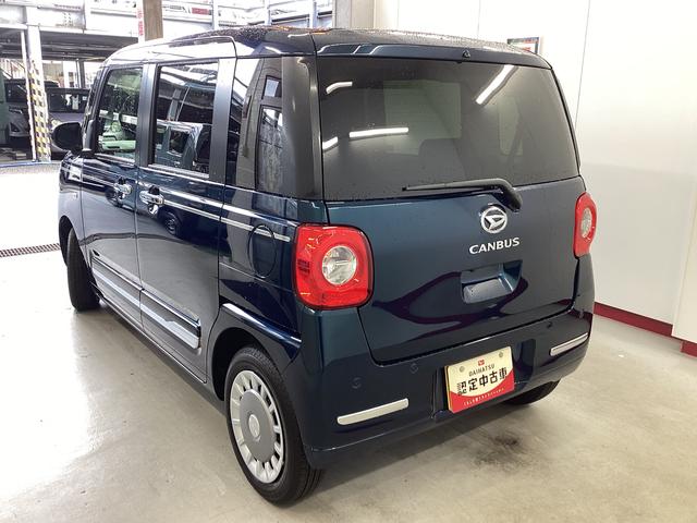 ムーヴキャンバスセオリーＧ衝突被害軽減ブレーキ　横滑り防止装置　オートハイビーム　アイドリングストップ　ステアリングスイッチ　オートライト　キーフリーシステム　オートエアコン　パノラマカメラ（岐阜県）の中古車