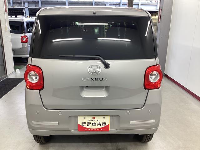 ムーヴキャンバスセオリーＧ衝突被害軽減ブレーキ　横滑り防止装置　４ＷＤ　オートハイビーム　アイドリングストップ　ステアリングスイッチ　オートライト　キーフリーシステム　オートエアコン　パノラマカメラ（岐阜県）の中古車