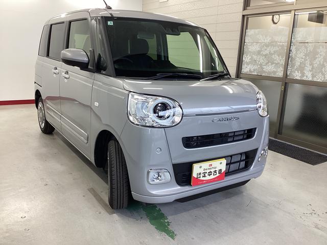 ムーヴキャンバスセオリーＧ衝突被害軽減ブレーキ　横滑り防止装置　４ＷＤ　オートハイビーム　アイドリングストップ　ステアリングスイッチ　オートライト　キーフリーシステム　オートエアコン　パノラマカメラ（岐阜県）の中古車