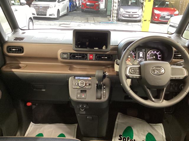 ムーヴキャンバスセオリーＧ衝突被害軽減ブレーキ　横滑り防止装置　４ＷＤ　オートハイビーム　アイドリングストップ　ステアリングスイッチ　オートライト　キーフリーシステム　オートエアコン　パノラマカメラ（岐阜県）の中古車