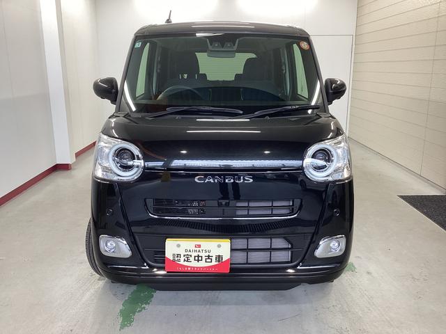 ムーヴキャンバスセオリーG衝突被害軽減ブレーキ 横滑り防止装置 オートハイビーム アイドリングストップ ステアリングスイッチ オートライト キーフリーシステム オートエアコン パノラマカメラ(岐阜県)の中古車