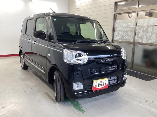 ムーヴキャンバスセオリーG衝突被害軽減ブレーキ 横滑り防止装置 オートハイビーム アイドリングストップ ステアリングスイッチ オートライト キーフリーシステム オートエアコン パノラマカメラ(岐阜県)の中古車