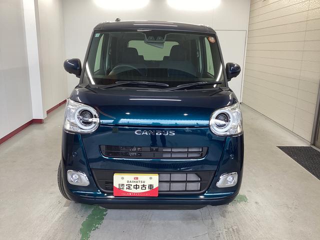 ムーヴキャンバスセオリーＧ衝突被害軽減ブレーキ　横滑り防止装置　４ＷＤ　オートハイビーム　アイドリングストップ　ステアリングスイッチ　オートライト　キーフリーシステム　オートエアコン　パノラマカメラ（岐阜県）の中古車