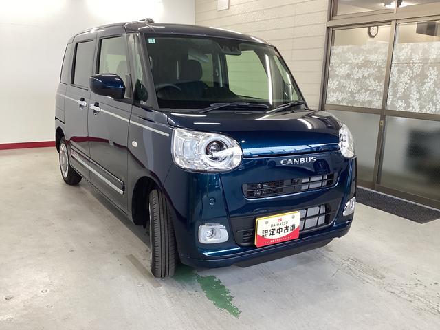 ムーヴキャンバスセオリーＧ衝突被害軽減ブレーキ　横滑り防止装置　４ＷＤ　オートハイビーム　アイドリングストップ　ステアリングスイッチ　オートライト　キーフリーシステム　オートエアコン　パノラマカメラ（岐阜県）の中古車