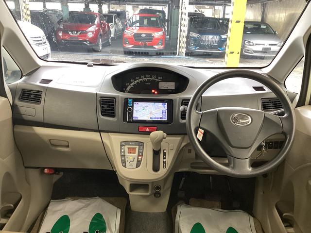 ムーヴＬエアコン　パワステ　社外ナビ　アイドリングストップ　キーレス　マット　バイザー（岐阜県）の中古車