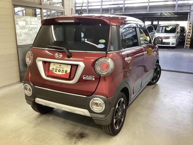 キャストアクティバＧ　ターボ　ＳＡII衝突被害軽減ブレーキ　横滑り防止装置　４ＷＤ　アイドリングストップ　ステアリングスイッチ　オートライト　キーフリーシステム　オートエアコン　ナビ　ドラレコ　バックカメラ　ＥＴＣ　マット　バイザー（岐阜県）の中古車