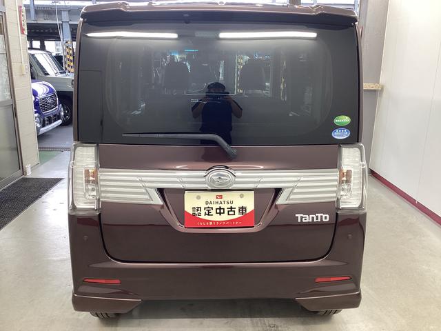 タントカスタムＲＳ　トップエディションリミテッドＳＡIII衝突被害軽減ブレーキ　横滑り防止装置　４ＷＤ　オートハイビーム　アイドリングストップ　ステアリングスイッチ　オートライト　キーフリー　エアコン　ナビ　ドラレコ　パノラマカメラ　ＥＴＣ　マット　バイザー（岐阜県）の中古車