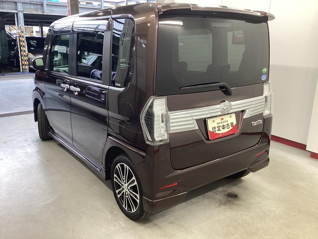 タントカスタムＲＳ　トップエディションリミテッドＳＡIII衝突被害軽減ブレーキ　横滑り防止装置　４ＷＤ　オートハイビーム　アイドリングストップ　ステアリングスイッチ　オートライト　キーフリー　エアコン　ナビ　ドラレコ　パノラマカメラ　ＥＴＣ　マット　バイザー（岐阜県）の中古車