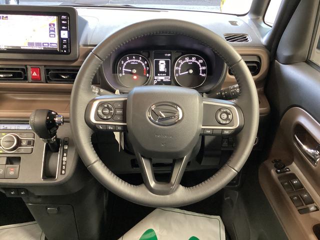 ムーヴキャンバスセオリーＧターボ衝突被害軽減ブレーキ　横滑り防止装置　４ＷＤ　オートハイビーム　アイドリングストップ　ステアリングスイッチ　オートライト　キーフリー　オートエアコン　ナビ　ドラレコ　パノラマカメラ　ＥＴＣ　マット（岐阜県）の中古車
