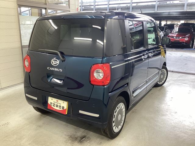 ムーヴキャンバスセオリーG衝突被害軽減ブレーキ 横滑り防止装置 オートハイビーム アイドリングストップ ステアリングスイッチ オートライト キーフリーシステム オートエアコン パノラマカメラ(岐阜県)の中古車