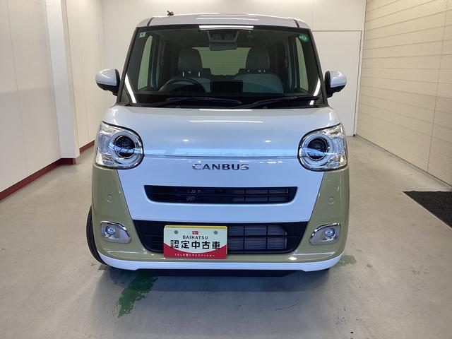 ムーヴキャンバスストライプスＧ衝突被害軽減ブレーキ　横滑り防止装置　オートハイビーム　アイドリングストップ　ステアリングスイッチ　オートライト　キーフリーシステム　オートエアコン　ナビ　ドラレコ　パノラマカメラ　ＥＴＣ　マット（岐阜県）の中古車