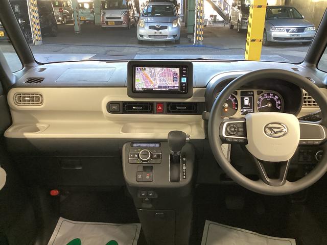 ムーヴキャンバスストライプスＧ衝突被害軽減ブレーキ　横滑り防止装置　オートハイビーム　アイドリングストップ　ステアリングスイッチ　オートライト　キーフリーシステム　オートエアコン　ナビ　ドラレコ　パノラマカメラ　ＥＴＣ　マット（岐阜県）の中古車