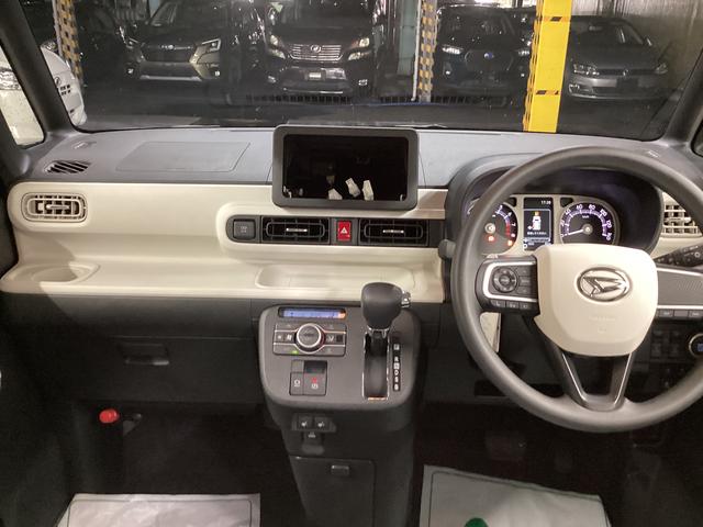 ムーヴキャンバスストライプスG衝突被害軽減ブレーキ 横滑り防止装置 オートハイビーム アイドリングストップ ステアリングスイッチ オートライト キーフリーシステム オートエアコン パノラマカメラ(岐阜県)の中古車