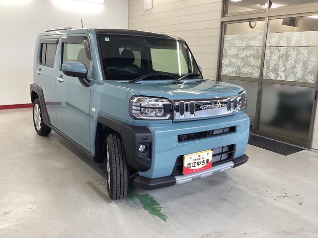 タフトＧ　クロムベンチャー衝突被害軽減ブレーキ　横滑り防止装置　オートハイビーム　アイドリングストップ　ステアリングスイッチ　オートライト　キーフリーシステム　オートエアコン　パノラマカメラ　マット　バイザー（岐阜県）の中古車