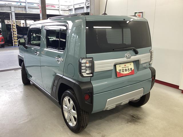 タフトＧ　クロムベンチャー衝突被害軽減ブレーキ　横滑り防止装置　オートハイビーム　アイドリングストップ　ステアリングスイッチ　オートライト　キーフリーシステム　オートエアコン　パノラマカメラ　マット　バイザー（岐阜県）の中古車