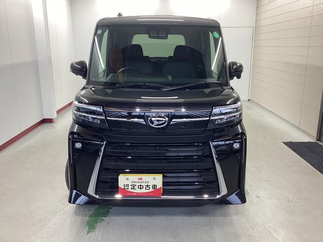 タントカスタムX衝突被害軽減ブレーキ 横滑り防止装置 オートハイビーム アイドリングストップ ステアリングスイッチ オートライト キーフリーシステム オートエアコン パノラマカメラ(岐阜県)の中古車