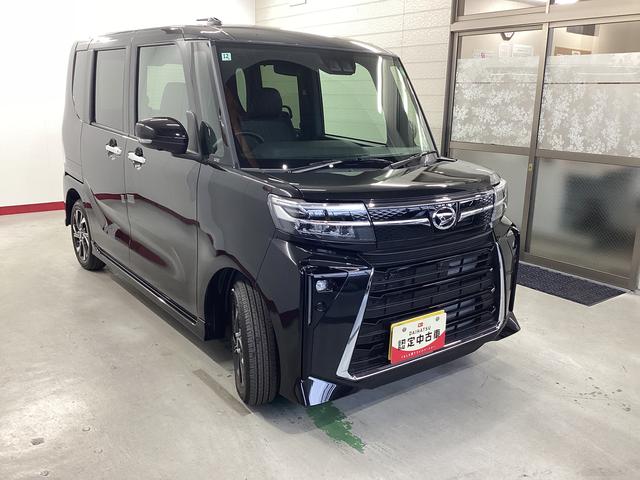 タントカスタムX衝突被害軽減ブレーキ 横滑り防止装置 オートハイビーム アイドリングストップ ステアリングスイッチ オートライト キーフリーシステム オートエアコン パノラマカメラ(岐阜県)の中古車