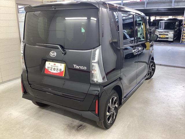 タントカスタムX衝突被害軽減ブレーキ 横滑り防止装置 オートハイビーム アイドリングストップ ステアリングスイッチ オートライト キーフリーシステム オートエアコン パノラマカメラ(岐阜県)の中古車