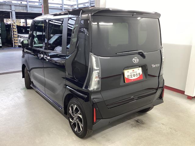 タントカスタムX衝突被害軽減ブレーキ 横滑り防止装置 オートハイビーム アイドリングストップ ステアリングスイッチ オートライト キーフリーシステム オートエアコン パノラマカメラ(岐阜県)の中古車