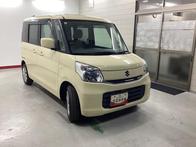 スペーシアGエアコン パワステ 社外CDチューナー ETC アイドリングストップ オートライト マット バイザー(岐阜県)の中古車