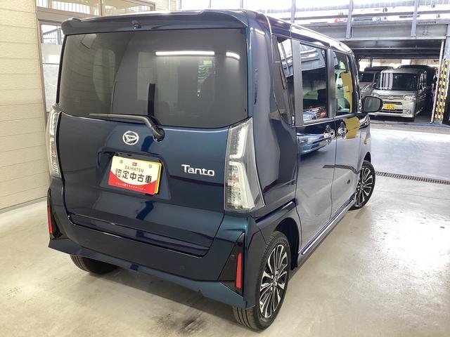 タントカスタムＲＳ衝突被害軽減ブレーキ　横滑り防止装置　４ＷＤ　オートハイビーム　アイドリングストップ　ステアリングスイッチ　オートライト　キーフリーシステム　オートエアコン（岐阜県）の中古車
