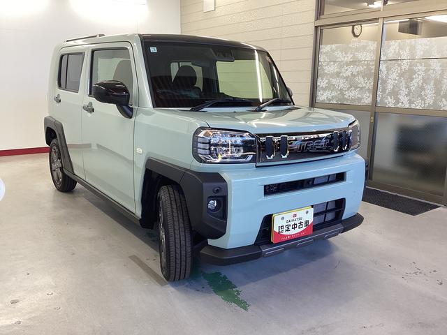 タフトＧ　ダーククロムベンチャー衝突被害軽減ブレーキ　横滑り防止装置　４ＷＤ　オートハイビーム　アイドリングストップ　ステアリングスイッチ　オートライト　キーフリーシステム　オートエアコン　パノラマカメラ（岐阜県）の中古車