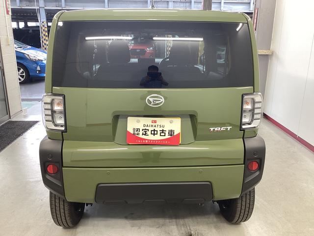 タフトＸ衝突被害軽減ブレーキ　横滑り防止装置　オートハイビーム　アイドリングストップ　ステアリングスイッチ　オートライト　キーフリーシステム　オートエアコン　パノラマカメラ　マット　バイザー（岐阜県）の中古車