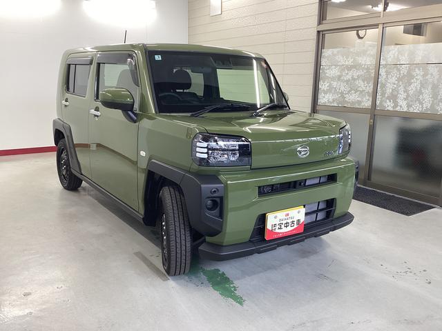 タフトＸ衝突被害軽減ブレーキ　横滑り防止装置　オートハイビーム　アイドリングストップ　ステアリングスイッチ　オートライト　キーフリーシステム　オートエアコン　パノラマカメラ　マット　バイザー（岐阜県）の中古車