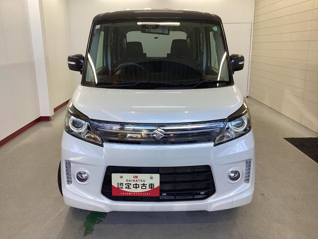 スペーシアカスタムXSリミテッド衝突被害軽減ブレーキ 横滑り防止装置 アイドリングストップ ステアリングスイッチ オートライト キーフリーシステム オートエアコン 社外ナビ バックカメラ ETC マット バイザー(岐阜県)の中古車