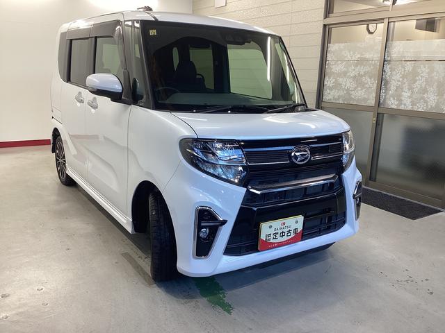 タントカスタムＲＳセレクション衝突被害軽減ブレーキ　横滑り防止装置　４ＷＤ　オートハイビーム　アイドリングストップ　ステアリングスイッチ　オートライト　キーフリー　エアコン　ナビ　ドラレコ　バックカメラ　ＥＴＣ　マット　バイザー（岐阜県）の中古車