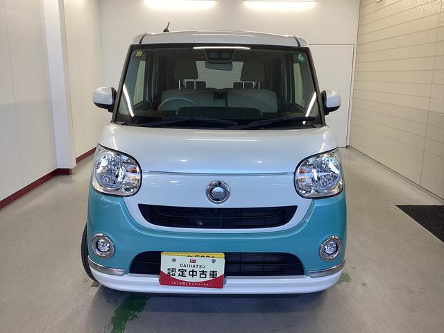 ムーヴキャンバスXメイクアップリミテッド SAIII衝突被害軽減ブレーキ 横滑り防止装置 オートハイビーム アイドリングストップ ステアリングスイッチ オートライト キーフリーシステム オートエアコン パノラマカメラ ETC マット バイザー(岐阜県)の中古車