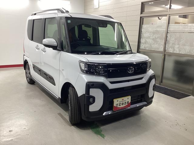 タントファンクロスターボ衝突被害軽減ブレーキ　横滑り防止装置　４ＷＤ　オートハイビーム　アイドリングストップ　ステアリングスイッチ　オートライト　キーフリーシステム　オートエアコン　パノラマカメラ（岐阜県）の中古車