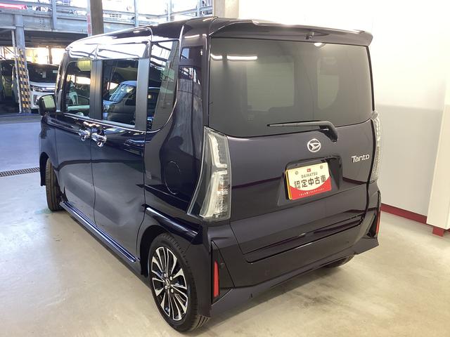 タントカスタムＲＳ衝突被害軽減ブレーキ　横滑り防止装置　オートハイビーム　アイドリングストップ　ステアリングスイッチ　オートライト　キーフリー　オートエアコン　ナビ　ドラレコ　パノラマカメラ　ＥＴＣ　マット　バイザー（岐阜県）の中古車