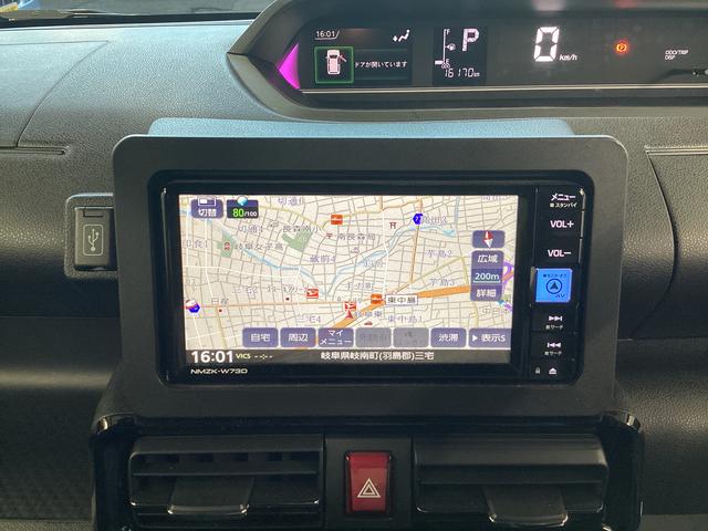 タントカスタムＲＳ衝突被害軽減ブレーキ　横滑り防止装置　オートハイビーム　アイドリングストップ　ステアリングスイッチ　オートライト　キーフリー　オートエアコン　ナビ　ドラレコ　パノラマカメラ　ＥＴＣ　マット　バイザー（岐阜県）の中古車