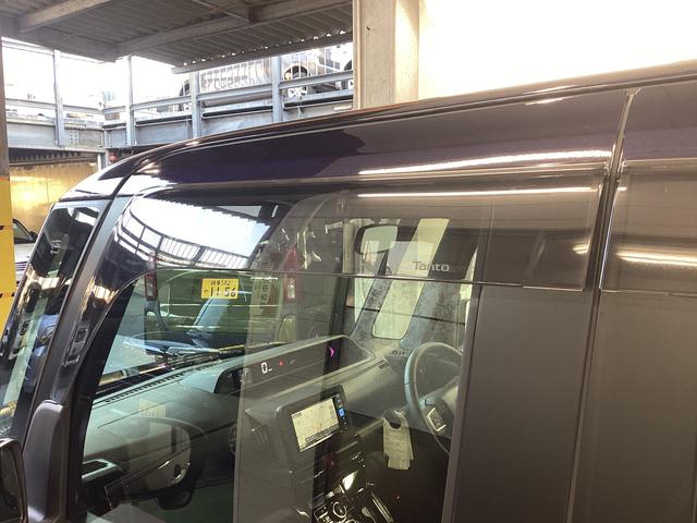 タントカスタムＲＳ衝突被害軽減ブレーキ　横滑り防止装置　オートハイビーム　アイドリングストップ　ステアリングスイッチ　オートライト　キーフリー　オートエアコン　ナビ　ドラレコ　パノラマカメラ　ＥＴＣ　マット　バイザー（岐阜県）の中古車