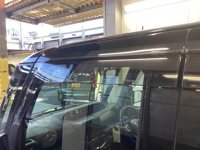 タントカスタムRS衝突被害軽減ブレーキ 横滑り防止装置 オートハイビーム アイドリングストップ ステアリングスイッチ オートライト キーフリーシステム オートエアコン パノラマカメラ マット バイザー(岐阜県)の中古車