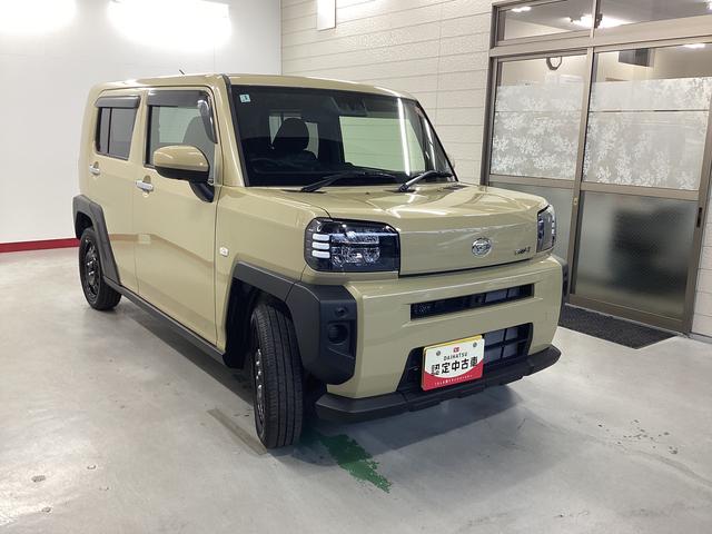 タフトX衝突被害軽減ブレーキ 横滑り防止装置 オートハイビーム アイドリングストップ ステアリングスイッチ オートライト キーフリーシステム オートエアコン パノラマカメラ マット バイザー(岐阜県)の中古車