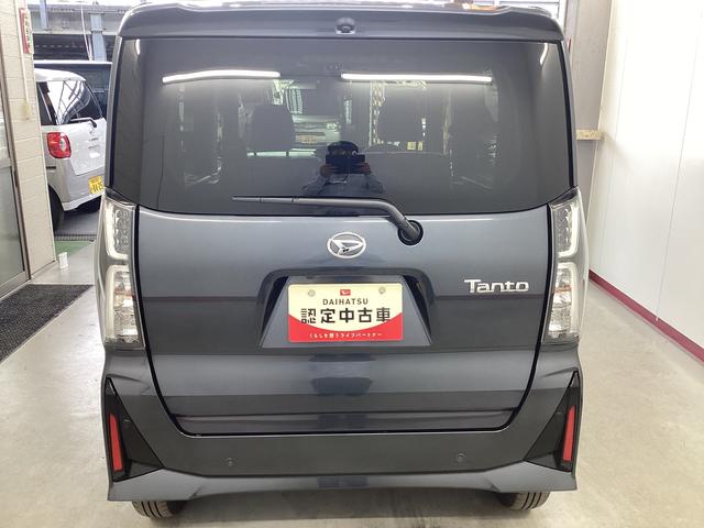 タントカスタムX衝突被害軽減ブレーキ 横滑り防止装置 オートハイビーム アイドリングストップ ステアリングスイッチ オートライト キーフリーシステム オートエアコン パノラマカメラ マット バイザー(岐阜県)の中古車