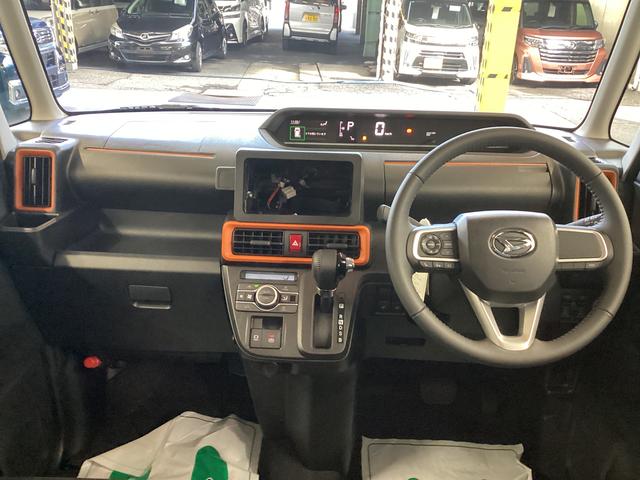 タントファンクロスターボ衝突被害軽減ブレーキ 横滑り防止装置 オートハイビーム アイドリングストップ ステアリングスイッチ オートライト キーフリーシステム オートエアコン パノラマカメラ(岐阜県)の中古車