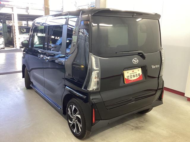 タントカスタムＸ衝突被害軽減ブレーキ　横滑り防止装置　オートハイビーム　アイドリングストップ　ステアリングスイッチ　オートライト　キーフリーシステム　オートエアコン　マット　バイザー（岐阜県）の中古車