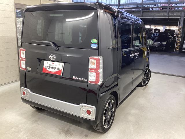 ウェイクG SA衝突被害軽減ブレーキ 横滑り防止装置 オートハイビーム アイドリングストップ ステアリングスイッチ オートライト キーフリー オートエアコン ナビ バックカメラ ETC 社外ドラレコ マット バイザー(岐阜県)の中古車