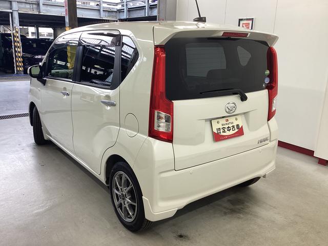 ムーヴXターボ SAIII衝突被害軽減ブレーキ 横滑り防止装置 オートハイビーム アイドリングストップ ステアリングスイッチ オートライト キーフリーシステム オートエアコン 社外ナビ ドラレコ マット バイザー 社外アルミ(岐阜県)の中古車